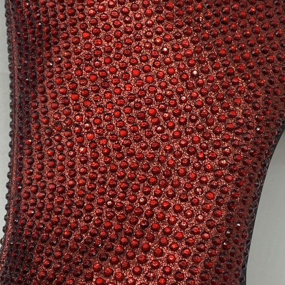 Thalia Sodi NWT Raquel Rhinestone Sparkly Pointy Heeled Boots Size 7 - Picture 14 of 16